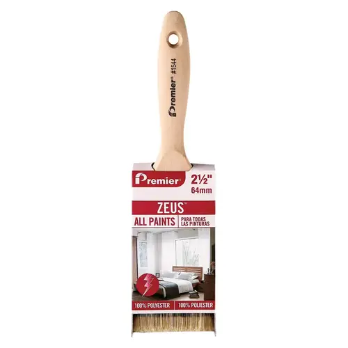 Paint Brush Zeus 2-1/2" Stiff Flat