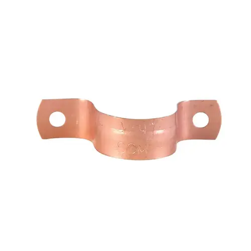 Tube Strap 1/4" Copper Plated Copper Copper Plated