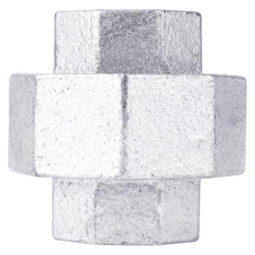 Union 3/8" FIP each X 3/8" D FIP Galvanized Malleable Iron Galvanized