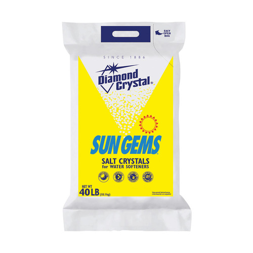 Water Softener Salt Sun Gems Crystal 40 lb