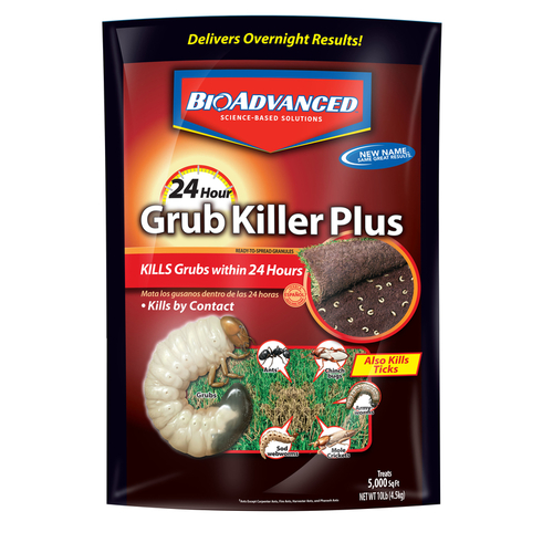 BioAdvanced 700740M Grub and Insect Control 24 Hour Granules 10 lb