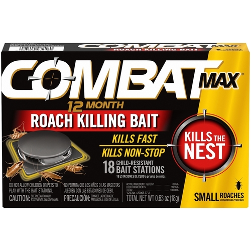 COMBAT 7104011 Roach Bait Station Max 18 pk