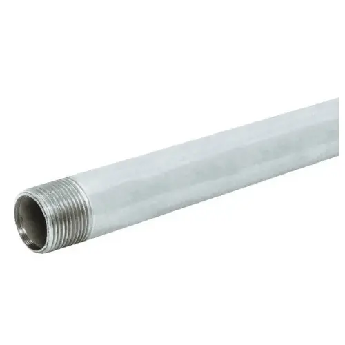 Pipe United & Steel 1-1/4" D X 10 ft. L Galvanized Steel Silver