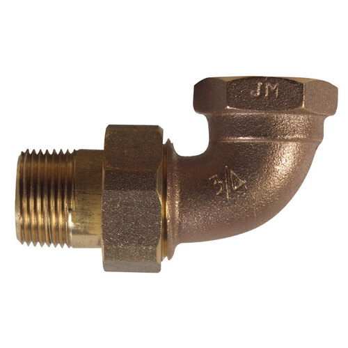 Radiator Elbow Nut and Tailpiece, Brass