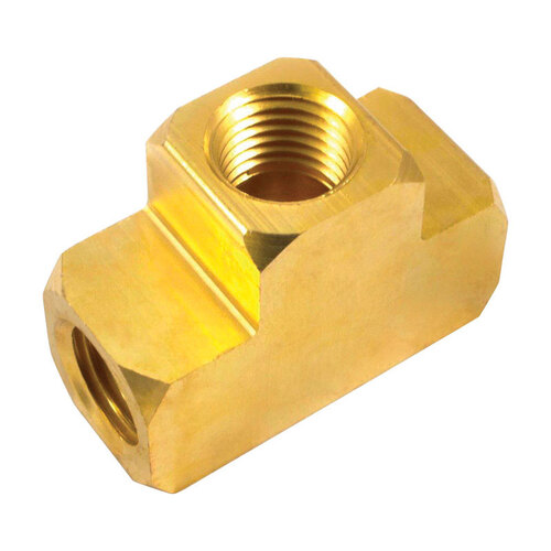 Forney 75363 Tee Fitting Brass 1/4" Female X 1/4" Female