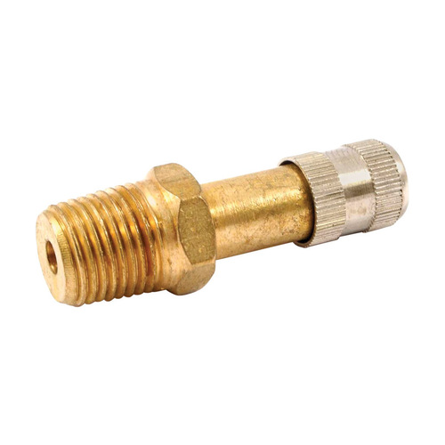 Tank Valve Brass/Steel 1/8" Male Pair