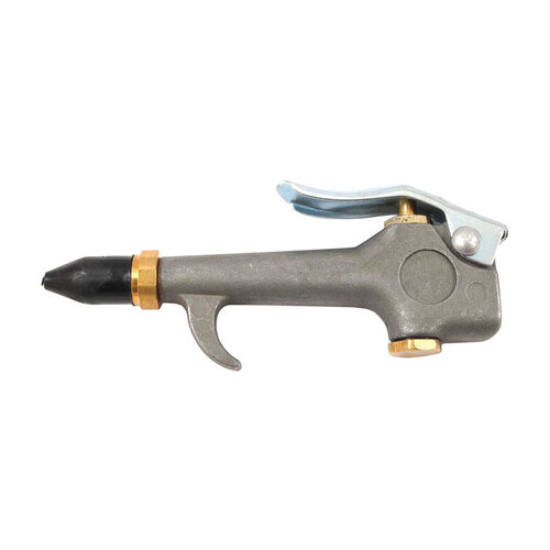 Air Blow Gun with Rubber Tip Aluminum/Steel 1/4" FNPT 30 psi