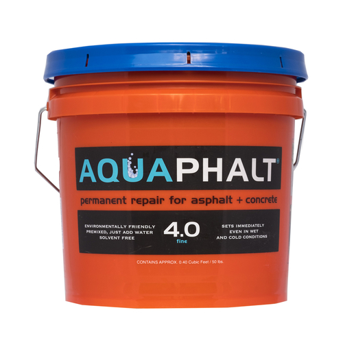 Aquaphalt AQUAPHALT 4.0 Asphalt and Concrete Patch 4.0 Black Water-Based 3.5 gal Black