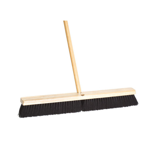 DQB 10622 Push Broom Head Tampico 18" Beige/Black