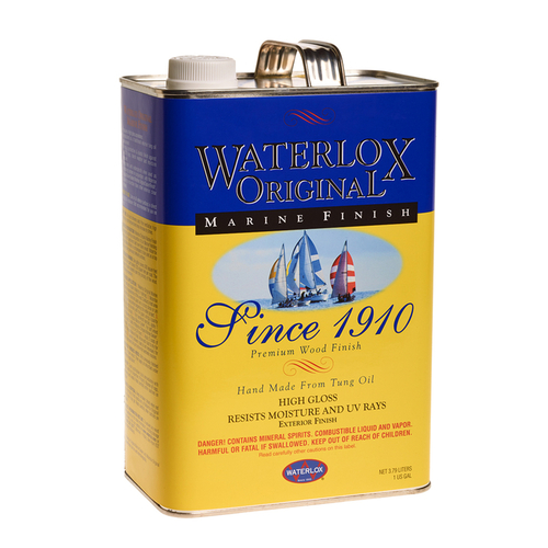 Waterlox TB 3940 1F-XCP4 Wood Finish High-Gloss Clear Oil-Based 1 gal Clear - pack of 4