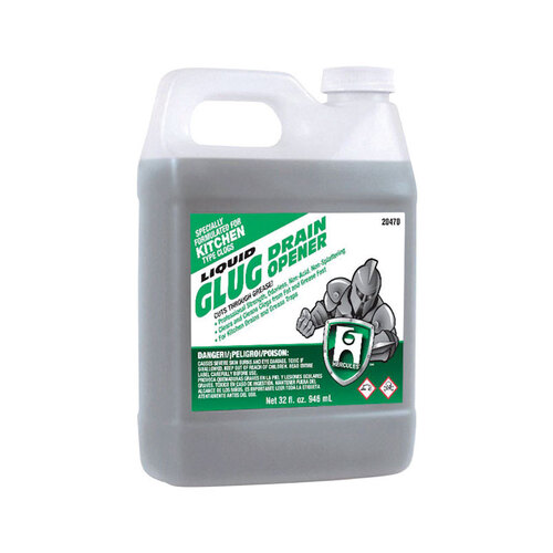 Drain Opener Hercules Glug Liquid 32 oz