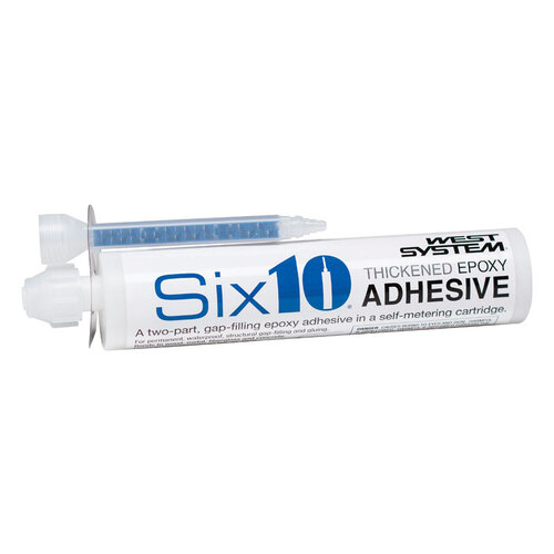 West System 610 Adhesive Six10 Extra Strength Thickened Epoxy 6.42 oz Blue/White