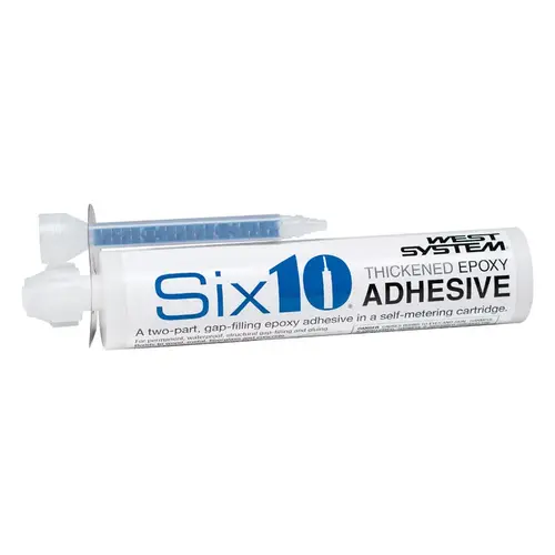 West System 610 Adhesive Six10 Extra Strength Thickened Epoxy 6.42 oz Blue/White