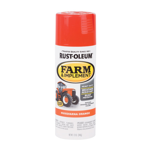 Spray Paint Farm & Implement Husqvarna Orange 12 oz Husqvarna Orange