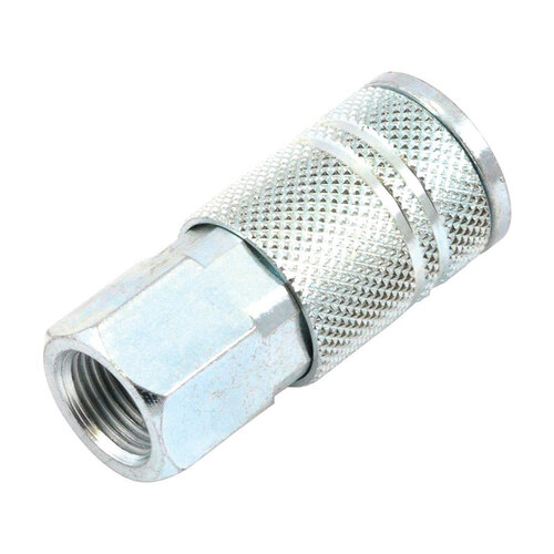 Forney 75321 Air Coupler Steel 3/8" Female X 3/8"