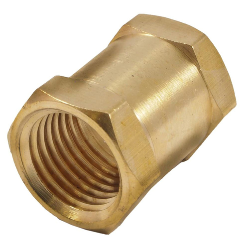 Coupler Brass 1/4" Female X 1/4" Female