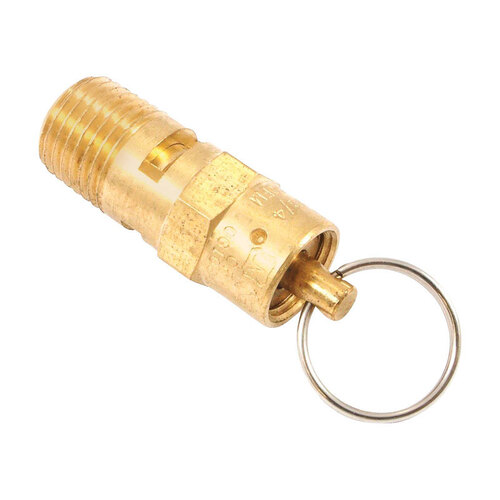 Safety Valve Brass 1/4" Male