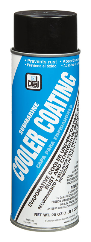 DIAL 5328-XCP12 Cooler Coating, Asphaltic-Coated, For: Evaporative