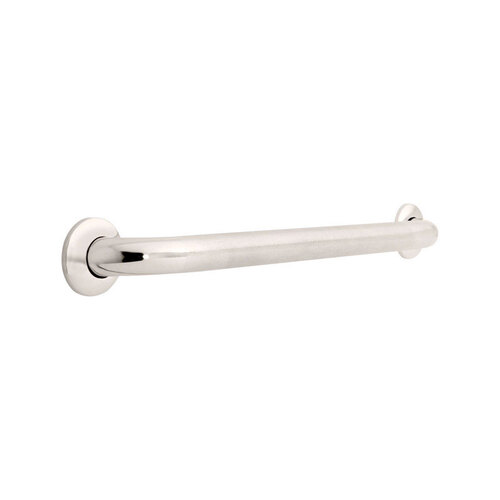 Grab Bar 24" L ADA Compliant Peened Stainless Steel Peened