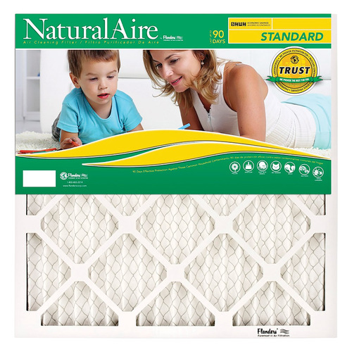 Air Filter NaturalAire 24" W X 36" H X 1" D Pleated 8 MERV Pleated - pack of 12