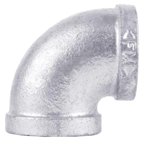 90 Degree Elbow 1/8" FIP each X 1/8" D FIP Galvanized Malleable Iron Galvanized