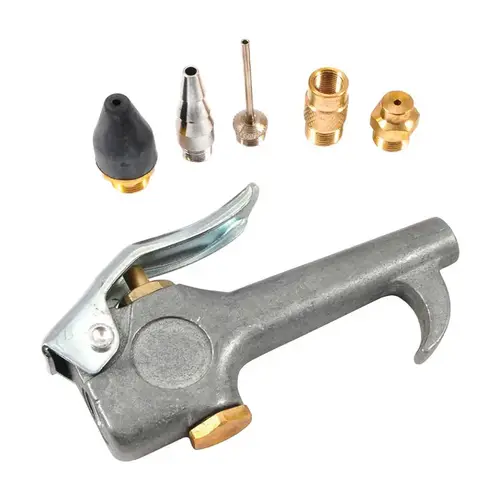 Forney 75529 Air Blow Gun Kit Aluminum/Steel Deluxe NPT 30 psi
