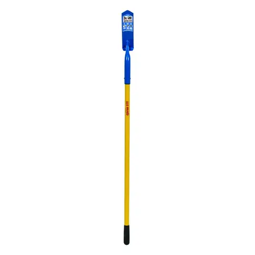 Trencher S550 Irrigation 59" Steel V-Shaped Digging Fiberglass Handle Yellow