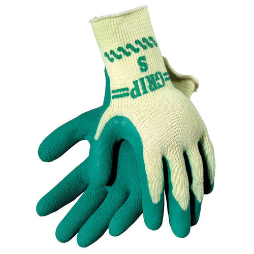 Gardening Gloves Unisex Indoor and Outdoor Coated Green/Yellow L Green/Yellow
