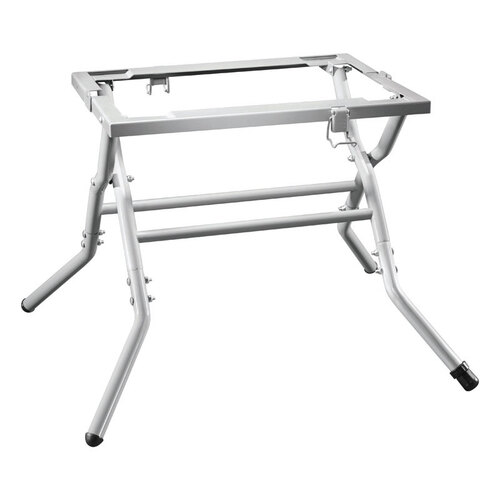 Portable Table Saw Stand Steel 34.5" L X 23.9" H X 34.5" W 150 lb. cap. Silver Silver