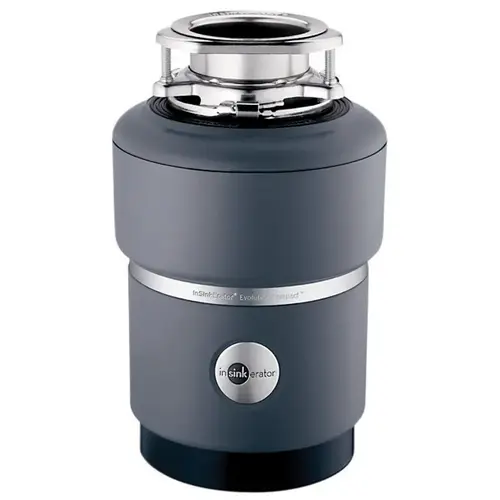Garbage Disposal Evolution Compact 3/4 HP Continuous Feed Gray