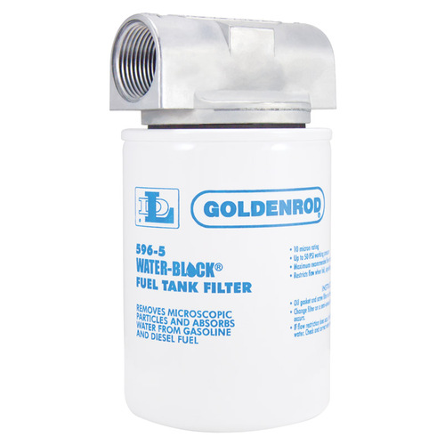 Goldenrod 7065618 Spin on Water Block Fuel Filter Steel 25 gpm
