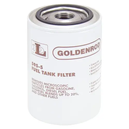 Goldenrod 595-5 Spin On Filter Replacement Canisters, Grade 10 micron, Disposable