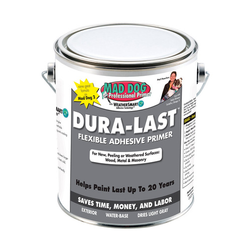 Flexible Adhesive Primer Dura-Last White Water-Based Acrylic Latex 1 gal White