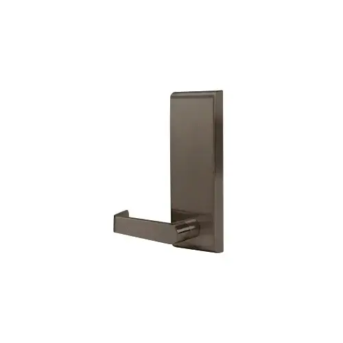Bronze Left Hand Steel Panic Exit Device Trim Accessory - without Keyed Lock