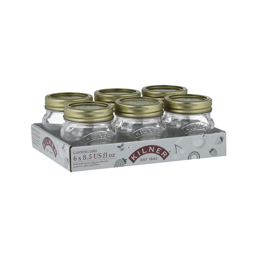 Kilner 0025.040U Canning Jar Regular Mouth 8.5 oz