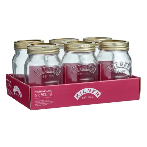 Preserve Jar Regular Mouth 17 oz - pack of 2