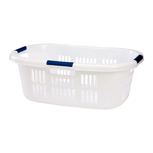 Laundry Basket White Polyethylene White - pack of 6