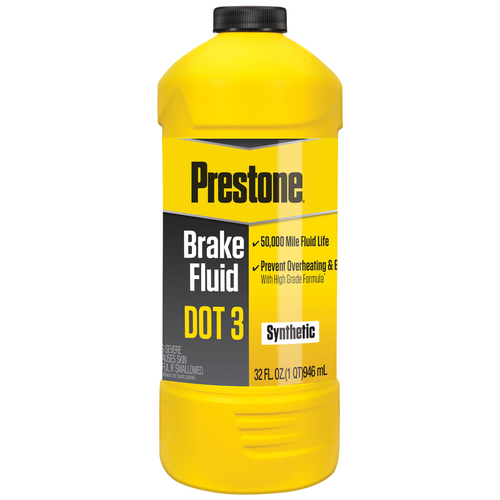 PRESTONE AS401Y-XCP12 Brake Fluid DOT 3 32 oz - pack of 12