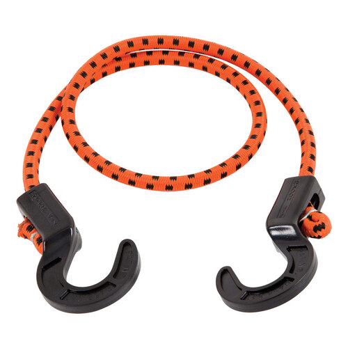 Adjustable Bungee Cord Orange 30" L X 0.315" T Orange - pack of 10