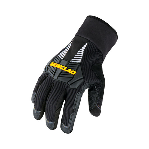 Gloves M Synthetic Leather Cold Weather Black Black
