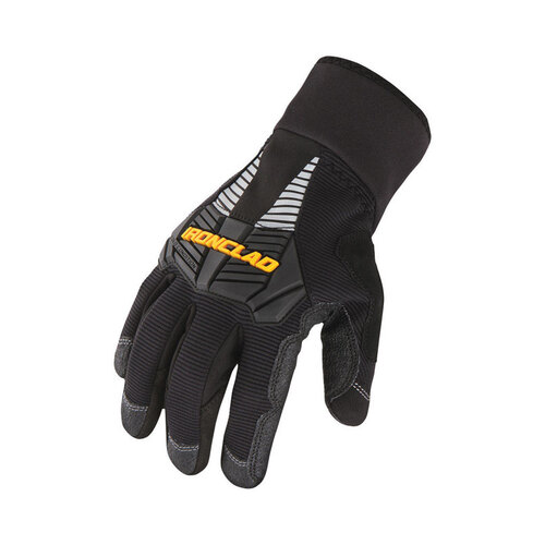 Gloves L Synthetic Leather Cold Weather Black Black