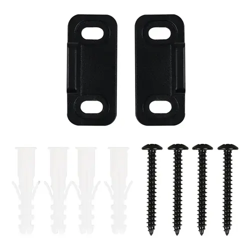 V1072 Metal Double Floor Guide - Matte Black
