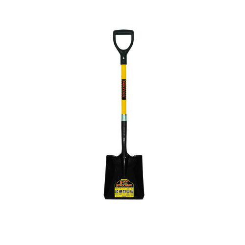 Shovel S600 Power Square Fiberglass Handle Yellow