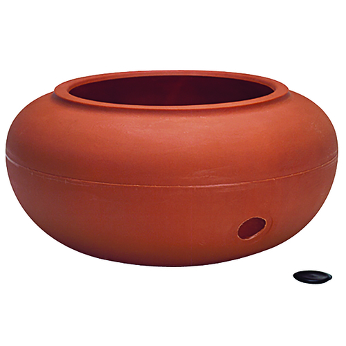 Hose Pot 100 ft. Clay Free Standing Clay