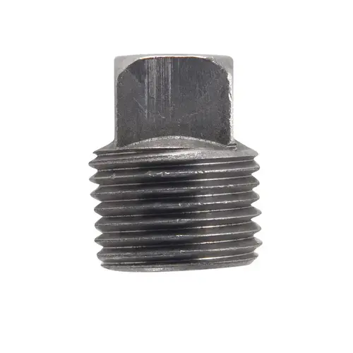 Square Head Plug oration 1/8" MPT Black Steel Black