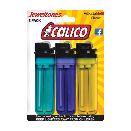 Calico BT6-3 Cigarette Lighter Translucent Disposable Translucent