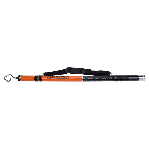 Wire Installation Extension Pole WireSpanner 18 ft. Telescoping Orange