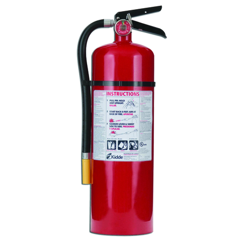Kidde 21005785-XCP2 Fire Extinguisher Pro 460 10 lb For Home/Workshops US Coast Guard Agency Approval - pack of 2