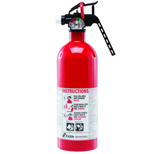 Kidde 21005944MTL Fire Extinguisher Mariner 110 1.5 lb For Home/Workshops US Coast Guard Agency Approval