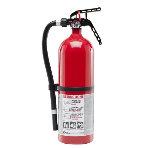 Kidde 21006204P-XCP4 Fire Extinguisher 5 lb For Commercial OSHA/US Coast Guard Agency Approval - pack of 4